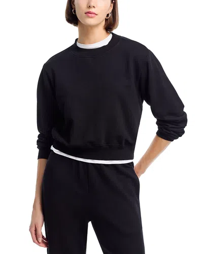 Cotton Citizen Roma Crewneck Sweatshirt In Black