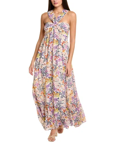 Fate Halter Maxi Dress In Multi