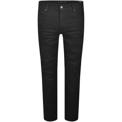 Tommy Hilfiger Denton Straight Fit Jeans Black In Black