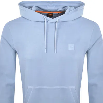 Boss Casual Boss Wetalk Pullover Hoodie Blue
