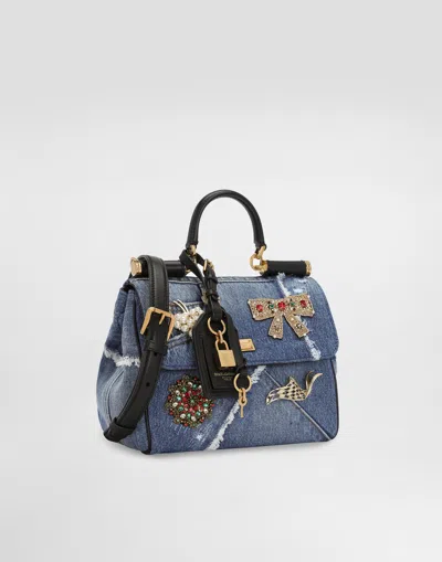 Dolce & Gabbana My Sicily Denim Handbag