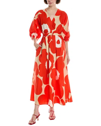 Marimekko Maxi Dress In Red