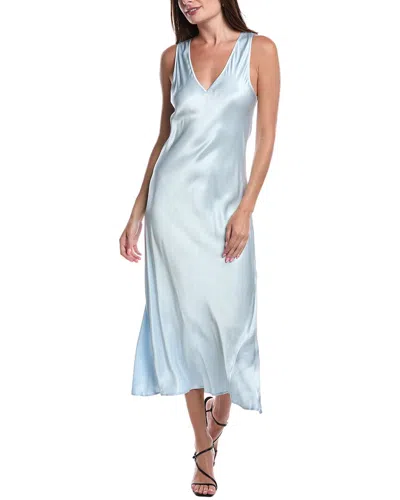 Nation Ltd Jhene V-neck Slip Dress In Blue