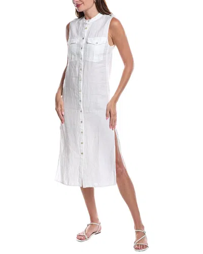 Nation Ltd Carina Linen Shirtdress In White