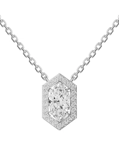 Lab Grown Diamonds 14k 1.53 Ct. Tw. Lab-grown Diamond Pendant Necklace