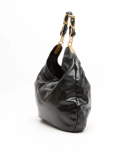 Balmain 1945 Soft Large Crinkled Hobo Bag