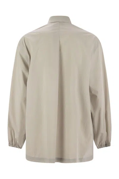 Herno Women's Stretch Tech Shirt In Brown