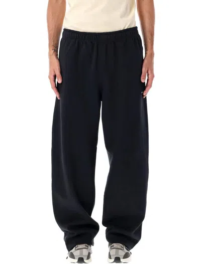 Nike Solo Swoosh Wide Leg Jogging In Black