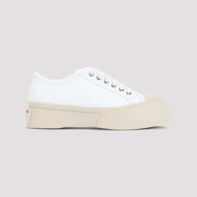 Marni Leather Low-top Platform Sneakers