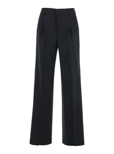 Pt Torino Lola Fine Cavallery Stretch Twill In Black