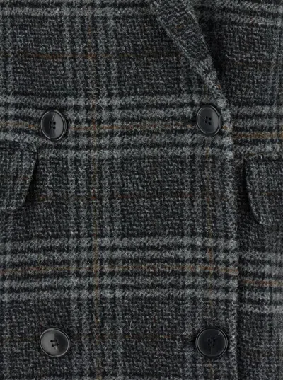 Isabel Marant Étoile Womens Grey Lexana Double-breasted Wool Coat In Gray
