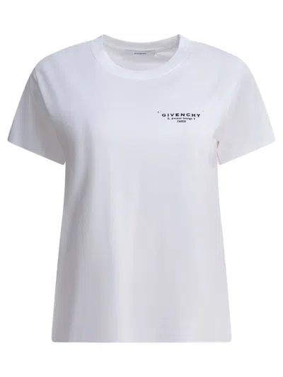 Givenchy Regular Fit Cotton T-shirt With Logo Design In White