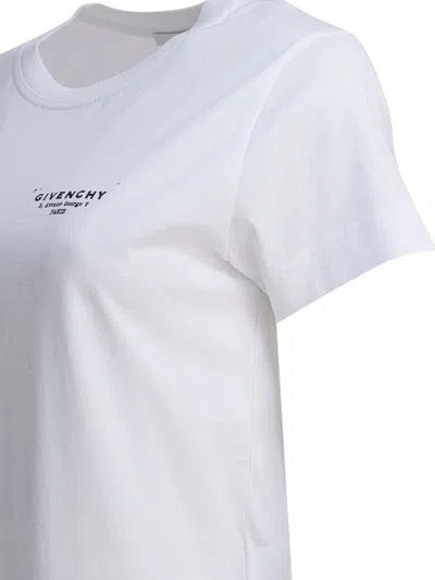 Givenchy Regular Fit Cotton T-shirt With Logo Design In White