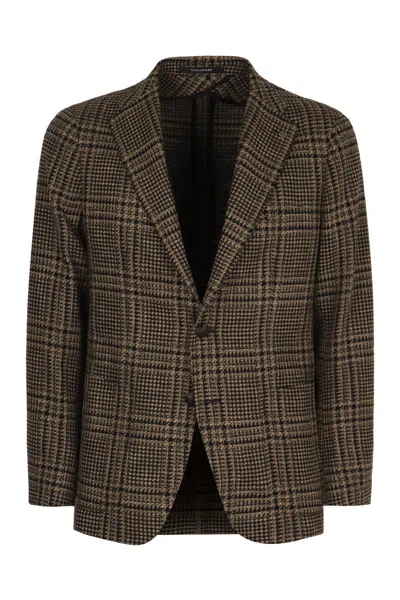 Tagliatore Single-breasted Two-button Jacket In Brown