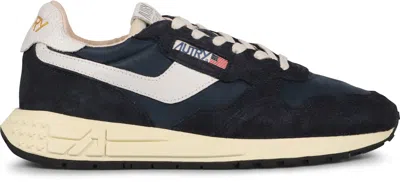 Autry Sporty Activewear Sneakers With Contrasting Logo Details In Blue