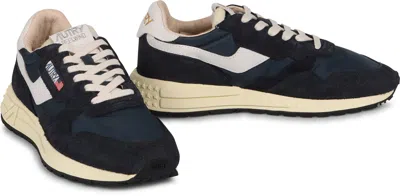 Autry Sporty Activewear Sneakers With Contrasting Logo Details In Blue