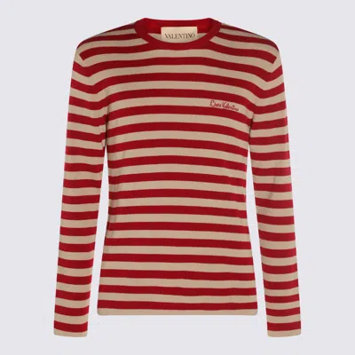 Valentino Sweaters Butter-red In Red