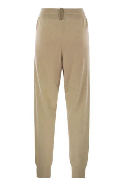 Fabiana Filippi Platinum Jogging Trousers In Neutral