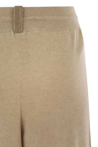 Fabiana Filippi Platinum Jogging Trousers In Neutral