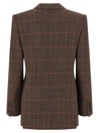 Chloé Check Wool Blazer