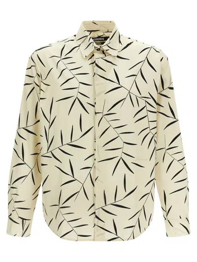 Jacquemus 'simon Leaf Print Shirt'