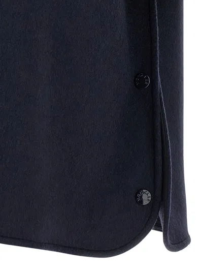 Moncler Women Hooded Wool Cape