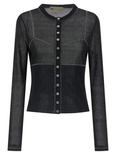 Tory Burch Mesh Cardigan