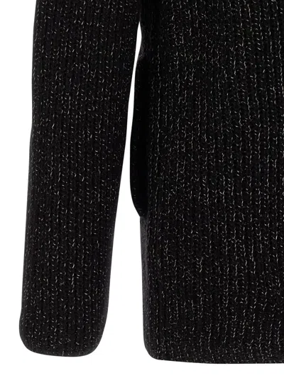Brunello Cucinelli Double-breasted Cashmere And Silk Blend Cardigan In Black