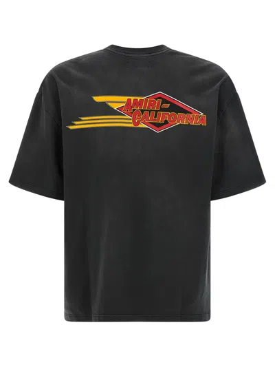 Amiri Mens Black Eagle Graphic-print Cotton-jersey T-shirt In Black