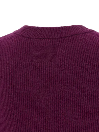 Guest In Residence Rib Vest In Purple