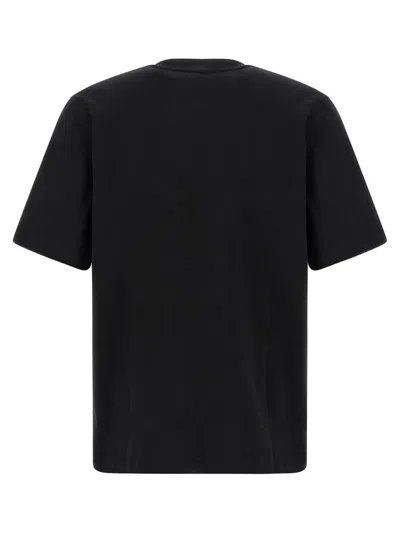 Jacquemus Black Crewneck T-shirt With Logo Detail