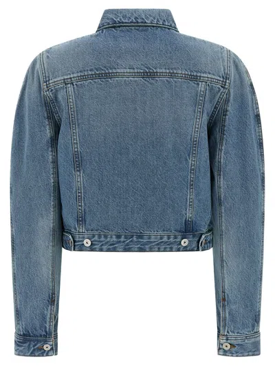 Jacquemus 'la Veste De-nimes Ovalo' Jacket In Blue