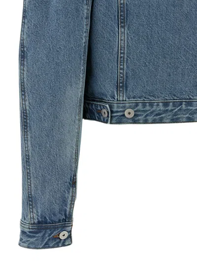 Jacquemus 'la Veste De-nimes Ovalo' Jacket In Blue