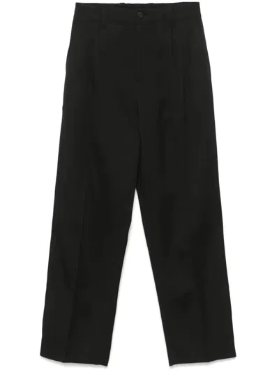 Golden Goose Deluxe Brand Wide Leg Wool Gabardine Jogging Pants