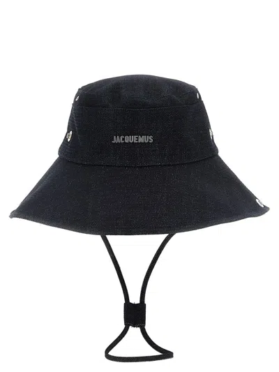 Jacquemus Logo Hat In Blue