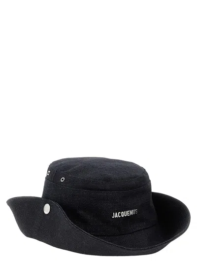 Jacquemus Logo Hat In Blue