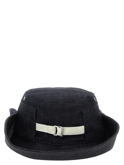 Jacquemus Logo Hat In Blue