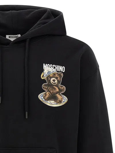 Moschino Long Sleeve Sweatshirt In Black