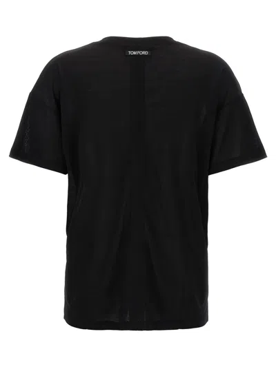 Tom Ford Printed Logo Crew Neck T-shirt
