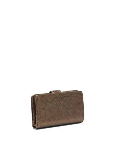 Gianni Chiarini Wallets & Card Holders Bronze In Gold