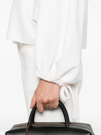 Max Mara Wool Blouse In White