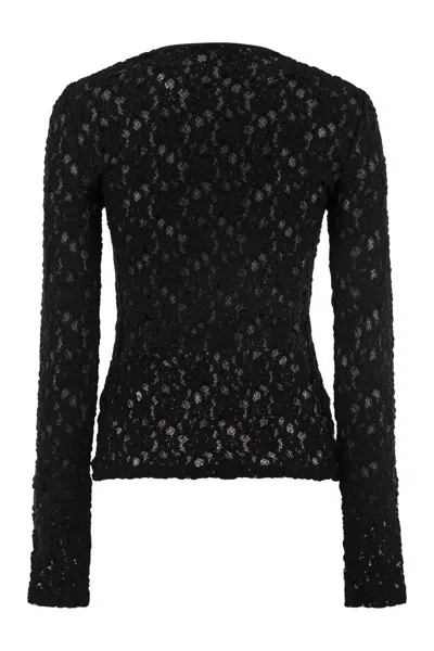 Max Mara Gennaio - Tight-fitting Cloqué Lace Jersey