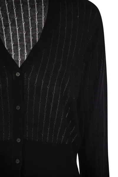 Max Mara Nogara - Wool And Silk Cardigan With Sequins