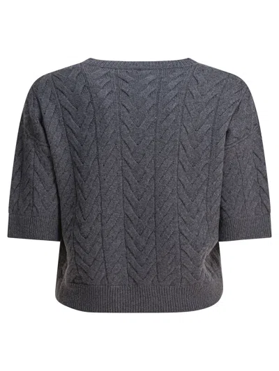 S Max Mara Max Mara S Grey Wool  Knitwear