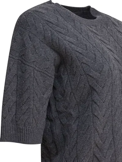 S Max Mara Max Mara S Grey Wool  Knitwear
