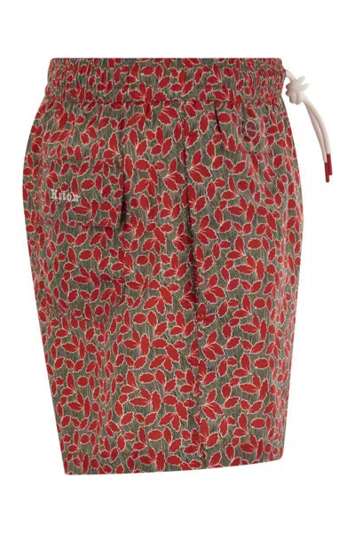 Kiton Men Patterned Beach Boxers