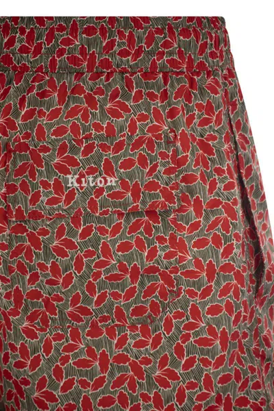 Kiton Men Patterned Beach Boxers
