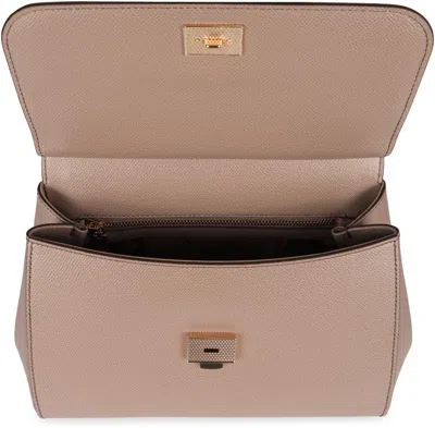 Dolce & Gabbana Sicily Grande Leather Handbag