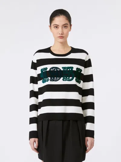 Max Mara Viterbo - Wool Sweater With Embroidery