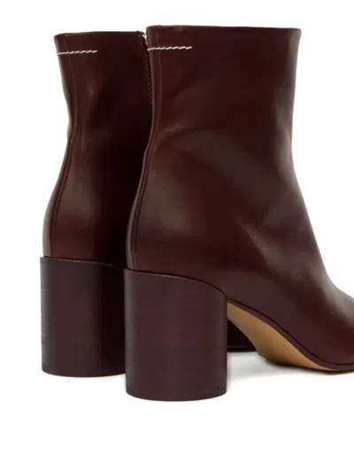 Mm6 Maison Margiela 70mm Anatomic Stitch Ankle Boots